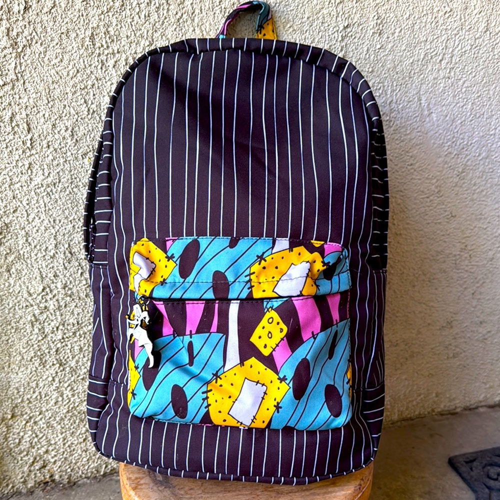 Disney Nightmare Before Christmas Backpack Jack Sally Zero